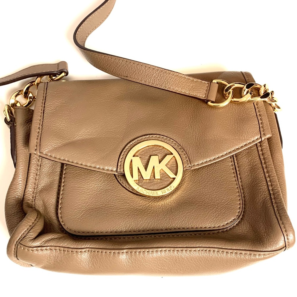 Michael Kors Margo Dar Dune Small Messenger Bag